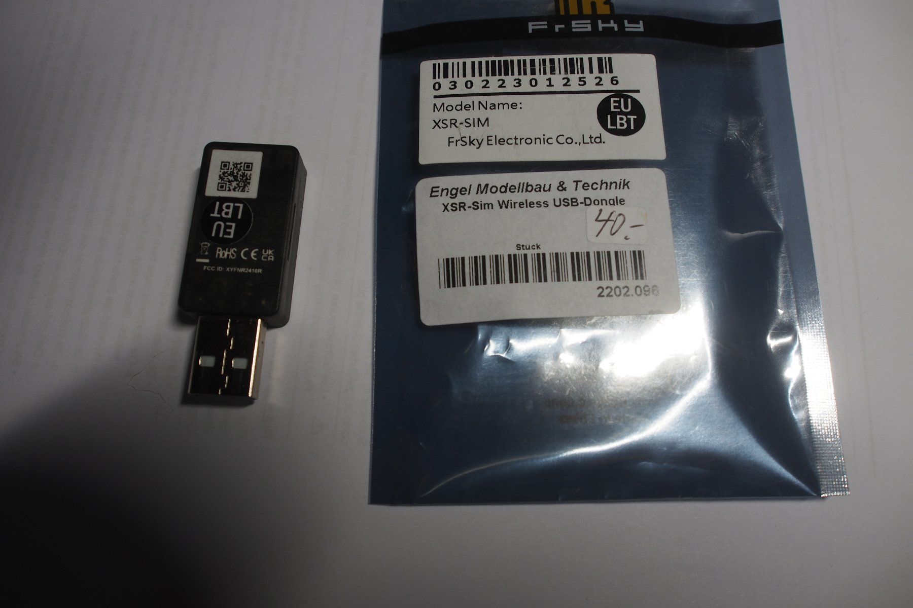 FrSky Telecomando: FrSky XSR-SIM Wireless USB-Dongle neu,ungebraucht- – Usato da Burgdorf venduto da BlackForest14
