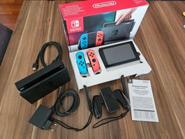 Nintendo Switch (2017) V1 UNPATCHED – Top-Zustand, OVP