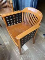 Stuhl WIESNER HAGER Holz braun guter Zustand gesunde Patina