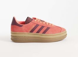 Adidas originals gazelle bold in pink and burgundy size 38.5