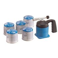 +Lötlampe CFH + 5 Gaskartuschen, Lötbrenn