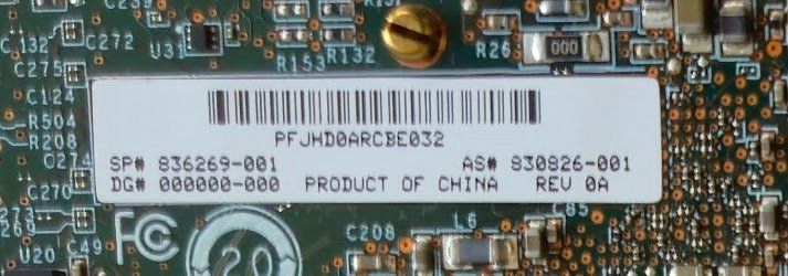 Hewlett Packard Server: HPE Smart Array P408i-p 2GB Gen10 RAID Controller 836269-001 – Usato da Eglisau venduto da Hpa1 3