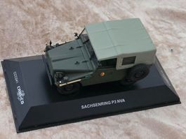Modellauto Sachsenring P3 NVA, wie neu!