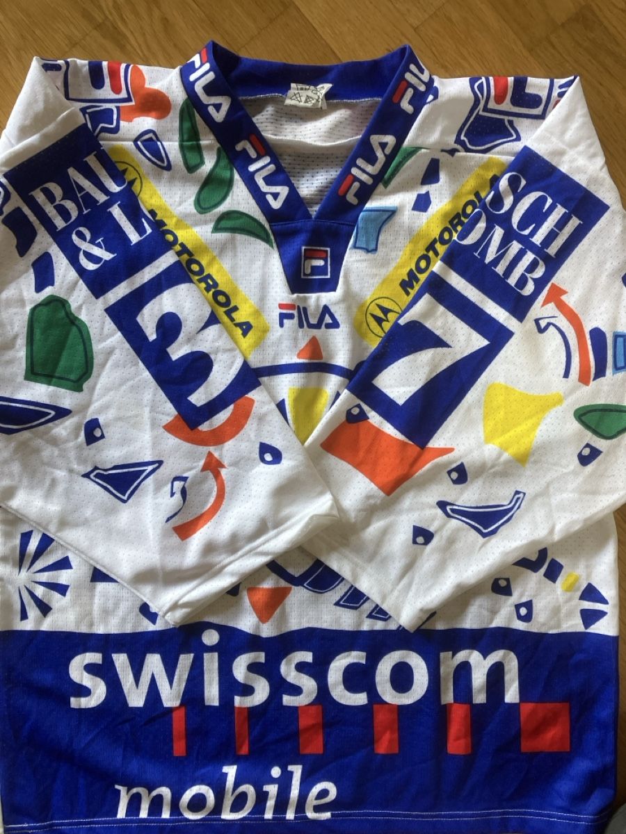 Canottiere & Pantaloni: Eishockey Trikot EVZ – Usato da Steffisburg venduto da muggenstutz31 2