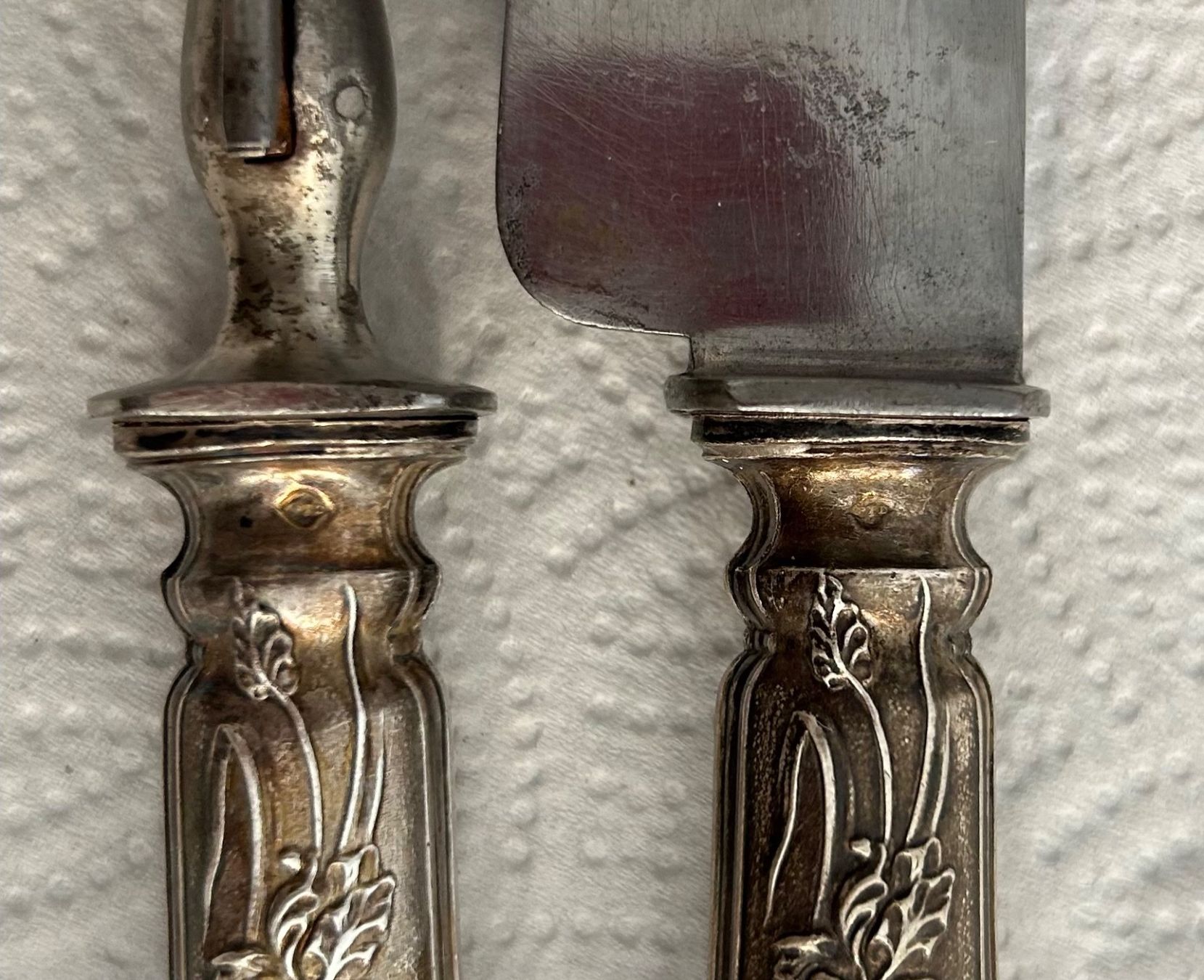 Bestecksets: Antikes Vorlege-Tranchier-Besteck, um 1900 – Gebraucht aus Zürich von ann_9fv5 9