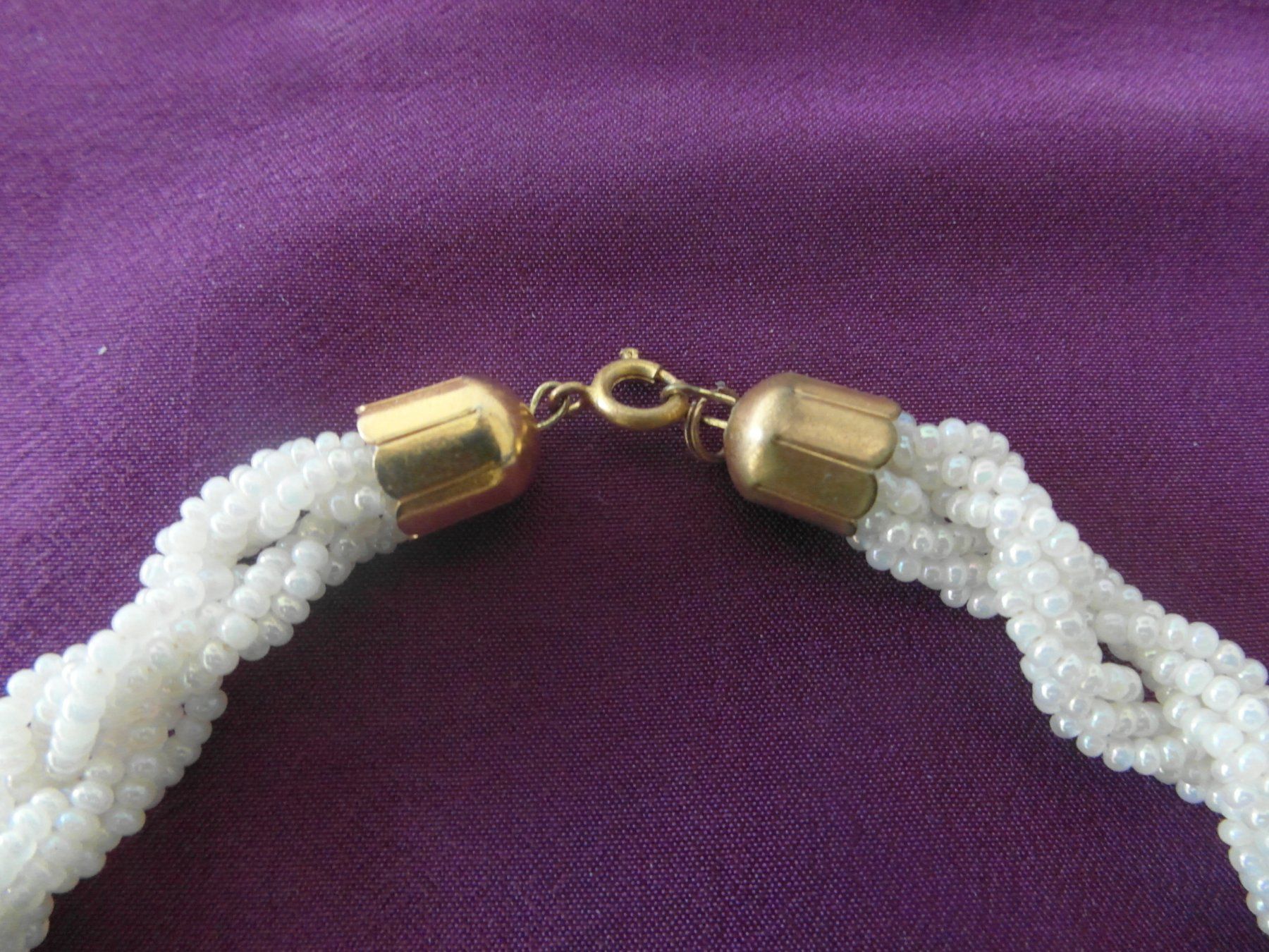 Catenine: Perlenkette Collier gedreht - Vintage 60er Jahre – Usato da Schönenbuch venduto da Imagine6 2
