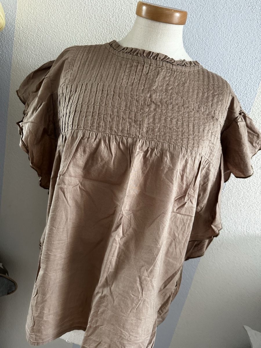 Top: Top Bluse braun Gr. L (38)  – Usato da Bassersdorf venduto da Ayumiyamaguchi 3