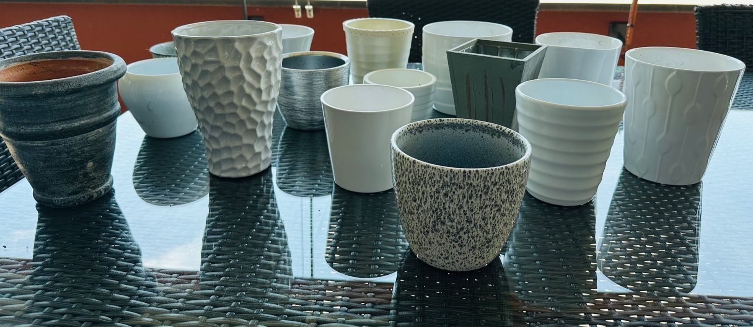 Vasi per fiori: 13 Blumentöpfen Pflanzentöpfen – Usato da Fällanden venduto da LetiRobi 1