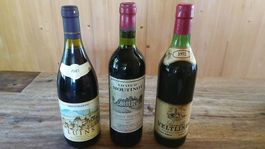 Drei historische Weine