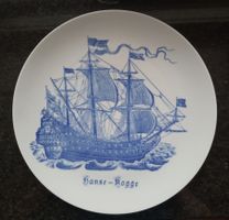 GEGR 1849 Uhlenhorst Porzellan Teller 'Hanse-Kogge'