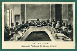 "L'ultima cena" Santuario Madonna del Sasso, ungelaufen