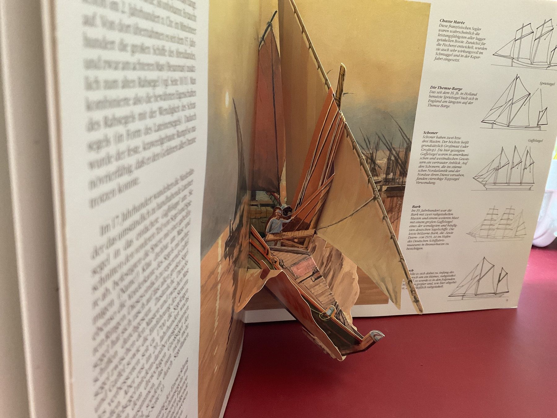 Libri: Buch mit Bildern zum Aufklappen, "Segelschiffe" – Usato da Tecknau venduto da Gluschtikum 6