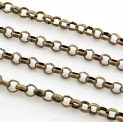 Catenine: 1m Kette  Jasseronkette 4mm bronze – Nuovo (secondo la descrizione) da Alpnachstad venduto da perlengaby