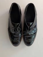 Schwarze Lacklederschuhe Gr. 38 - Paul Green