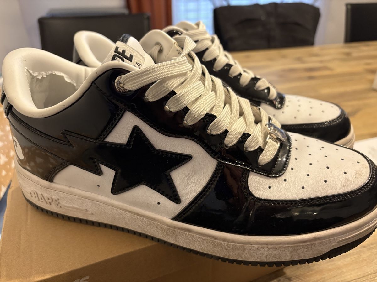Bape Herrenschuhe: Bape Sta Schwarz Weiss – Gebraucht aus St. Gallen von naj80 1