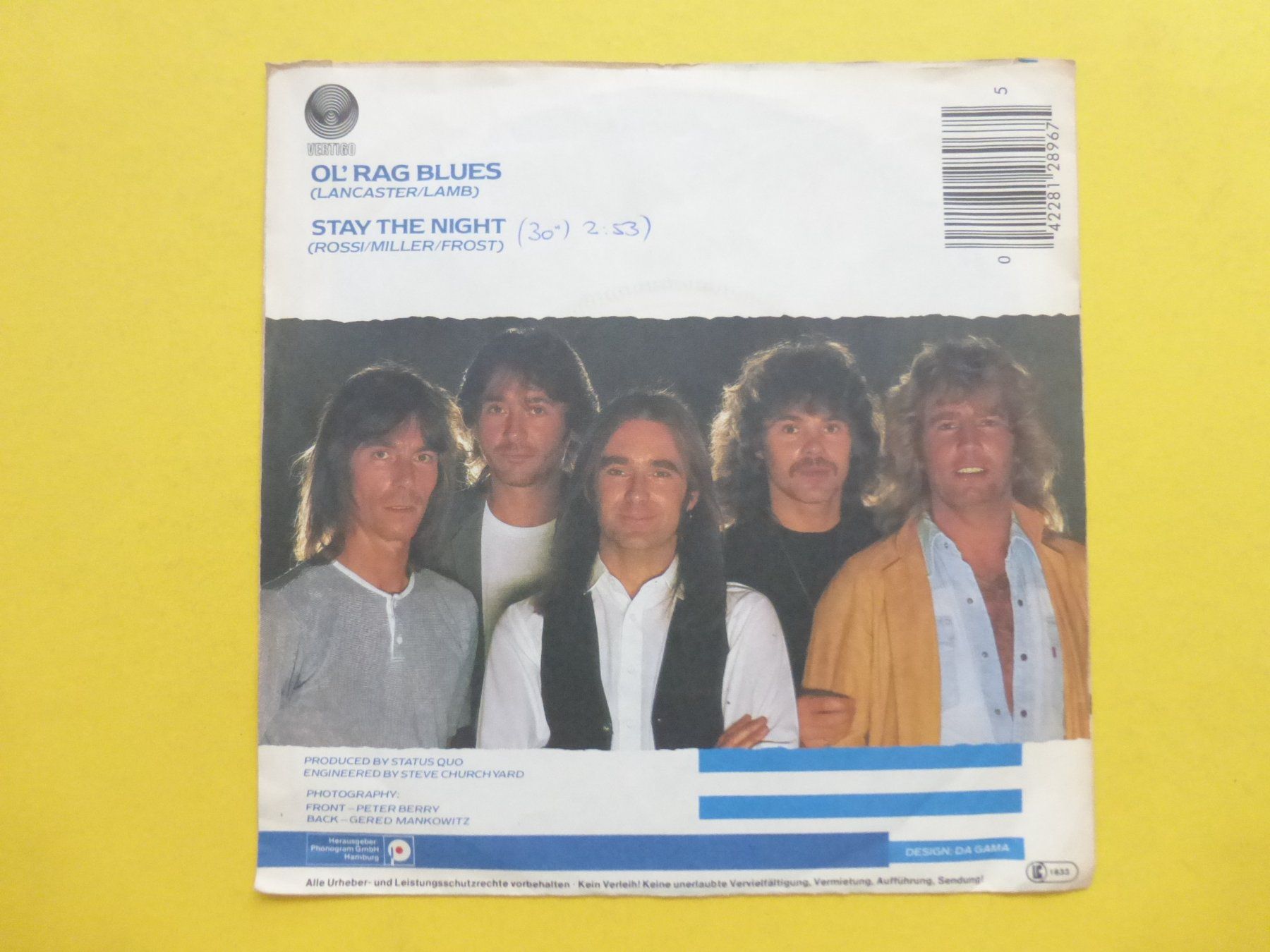 Schallplatten: Status Quo – Ol' Rag Blues – Gebraucht aus Zürich von Swiss57 1