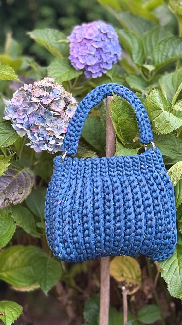 Borse da donna: Borsa estiva blu fatta a mano – Nuovo (secondo la descrizione) da Davesco-Soragno venduto da fla_d77h 1