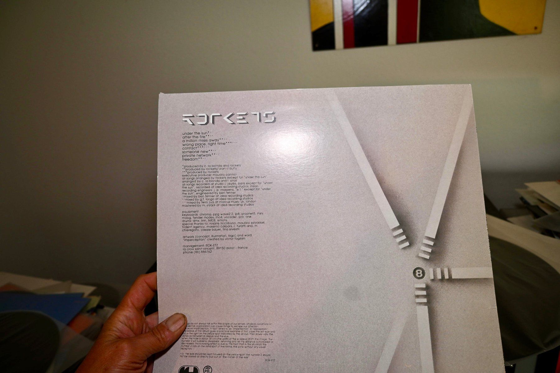Dischi in vinile: SYNTH POP Rockets – Imperception ITALY 1984 VG++ – Usato da Pfaffhausen venduto da mono_rec 3
