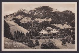 Postkarte von GERSAU SZ Pension Restaurant Platten von 1936