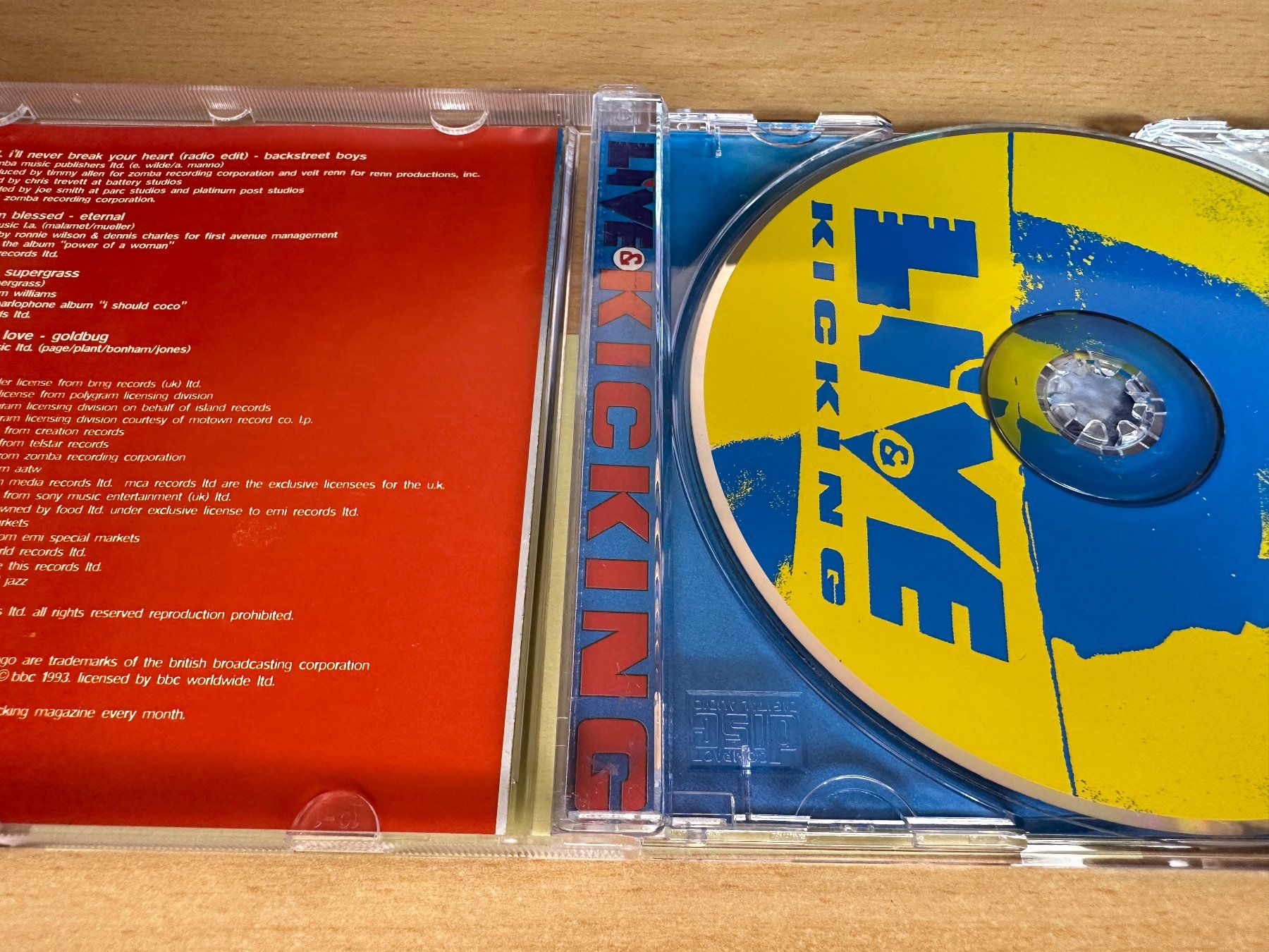 CD: Various – Live & Kicking – Usato da Rikon im Tösstal venduto da Alpenmutz 2