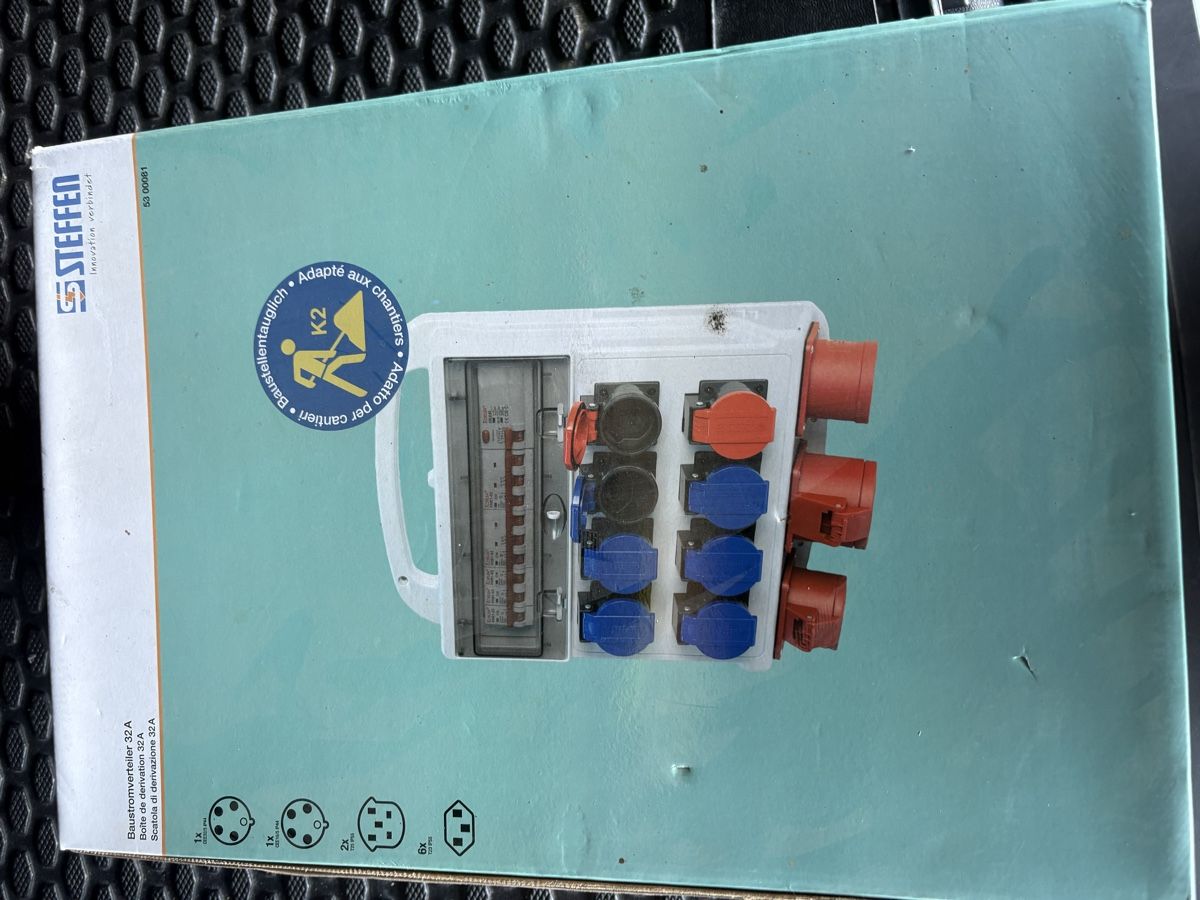 Electrotechnique: Baustromverteiler CEE 32A NEU – Neuf avec emballage d'origine à Müselbach par Mueselbach 1