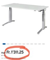 neuer Schreibtisch PLANOVA, elektrisch höhenverstellbar