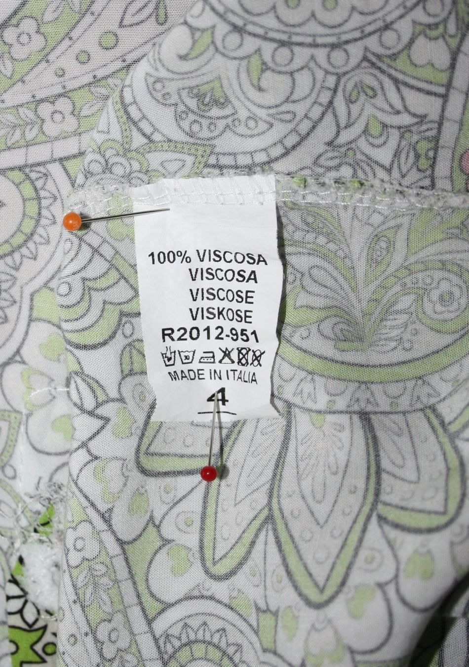 Blusen: Bluse hellgrün - bunt Gr. XL – Gebraucht aus Flüelen von Diversicum-Textil 4