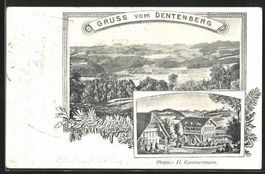 Gruss vom Dentenberg, gelaufen 1906