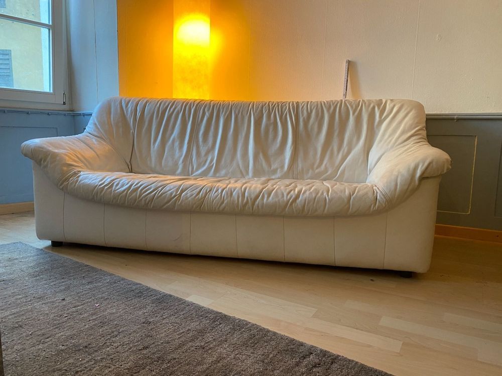 Sofa Leder Weiss Kaufen auf Ricardo