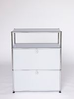 USM Regal, mattsilber, gebraucht