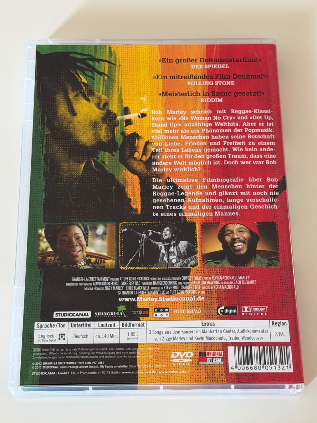 Tutti i DVDs: Marley - DVD - Bob Marley – Usato da Altstätten SG venduto da sheamus 1