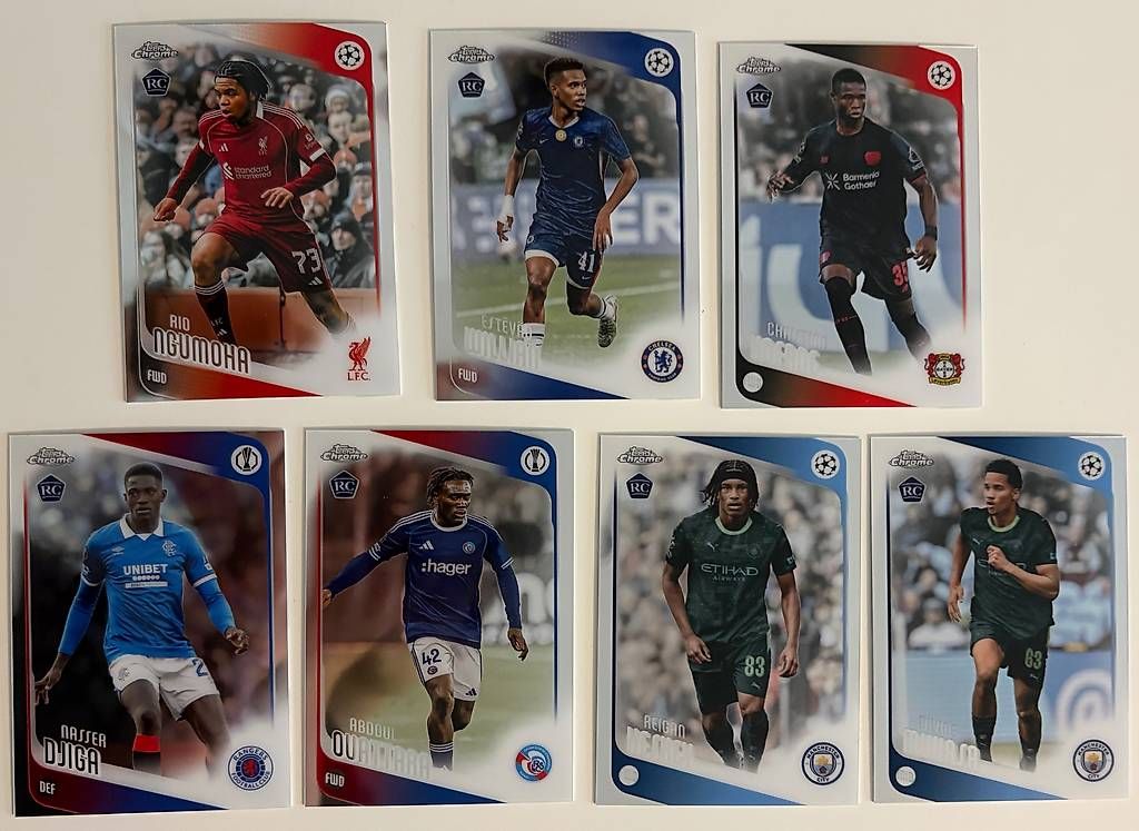 Carte collezionabili: 7 Rookies - Topps Chrome 25/26 – Usato da Zürich venduto da rub_87sh