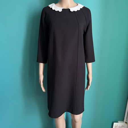 R EDITION. / LA REDOUTE Kleid mit weissem Bubikragen 🖤