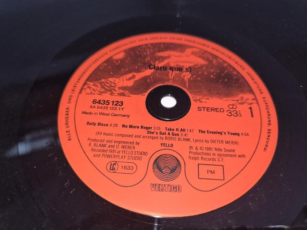 Schallplatten: Schallplatte LP Vinyl 33" YELLO "Claro Que Si" – Gebraucht aus Dielsdorf von SHOES_BY_SYLVI 2