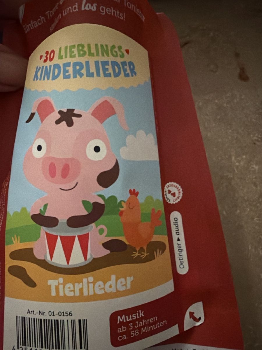 Audiolibri: Kinderlieder Tonie – Usato da Basel venduto da RausindieNatur