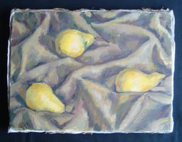Ölgemälde "Birnen", Hans von Matt 1899-1985 Stans