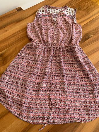 GAP mega Sommerkleid traumfarben und Muster Gr S