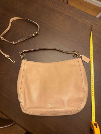Coach Handtasche Leder beige (neu)