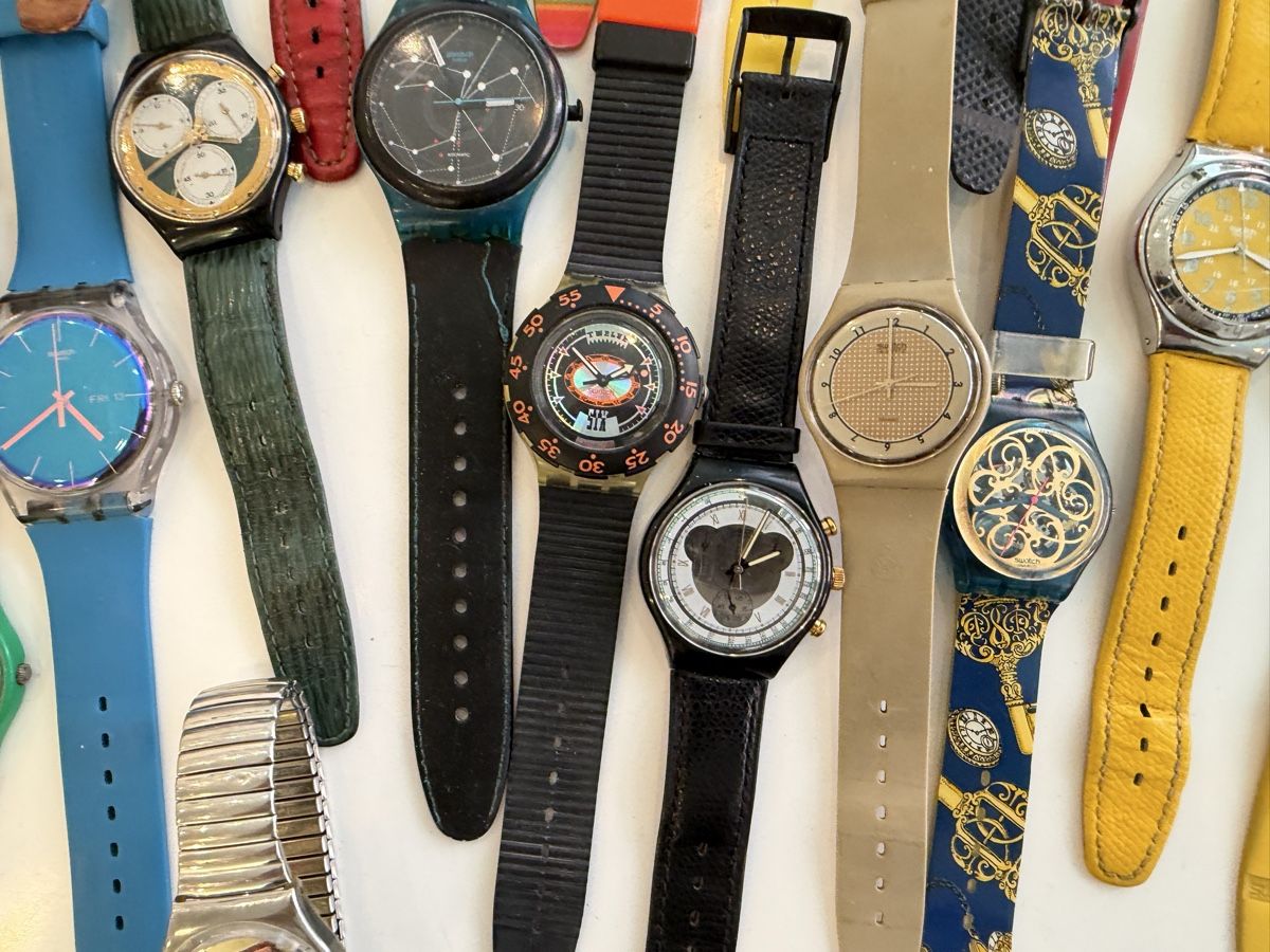 Swatch Uhren: 40 Swatch zum Basteln oder Aufbereiten – Defekt aus Lufingen von Rac0 3