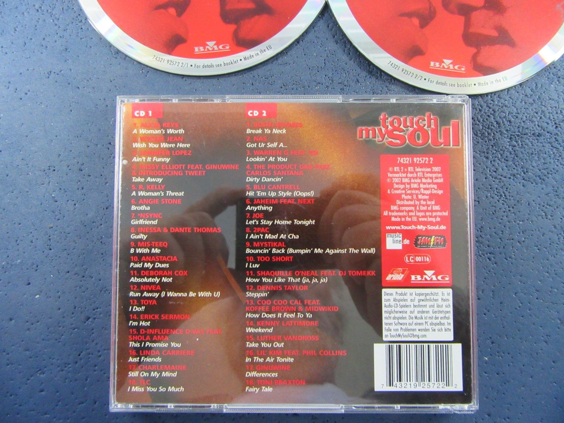 CD: TOUTCH MY SOUL 2CD's RTL 2 – Usato da Ettingen venduto da Hausi4711 2