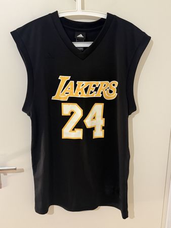 Adidas Lakers #24 Kobe Bryant Black Mamba Trikot, Grösse M