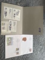 Enveloppes timbrées suisses, 4 pièces, divers timbres