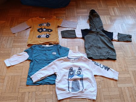 Oberteil Set Shirt Sweater Jungen 80 Kleiderpaket C&A