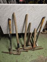 Gebrauchte Pickel, Spitzhacken, diverse Grössen