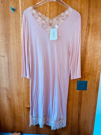 Nachthemd Hanro S rosé neu