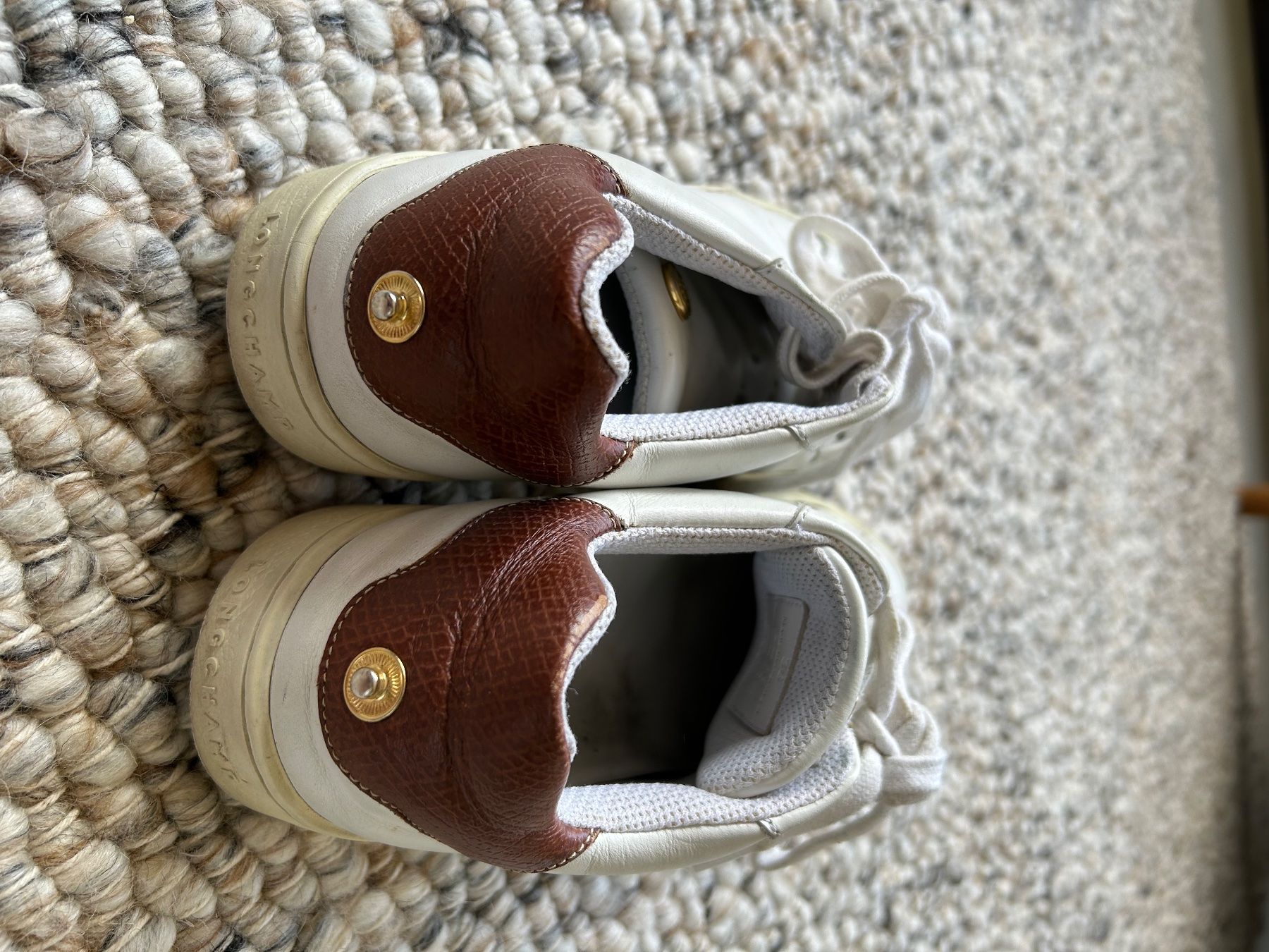 Longchamp Scarpe da donna: Longchamp Sneakers, Gr. 35.5, Weiss – Usato da Wallisellen venduto da tho_9tbl 1