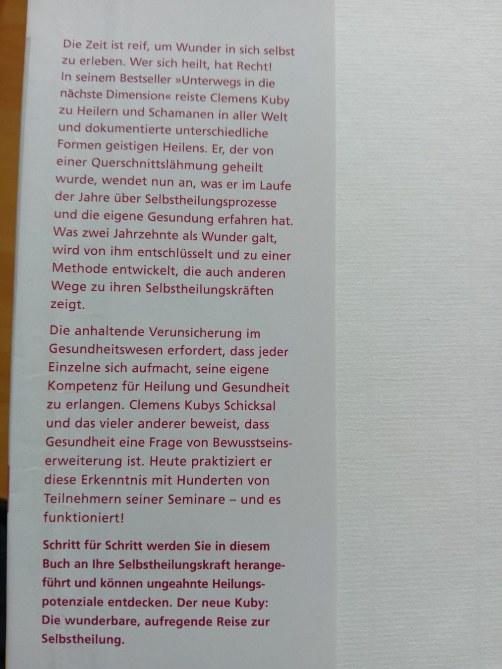 Libri: Heilung, das Wunder in uns – Usato da Witterswil venduto da hele04 2