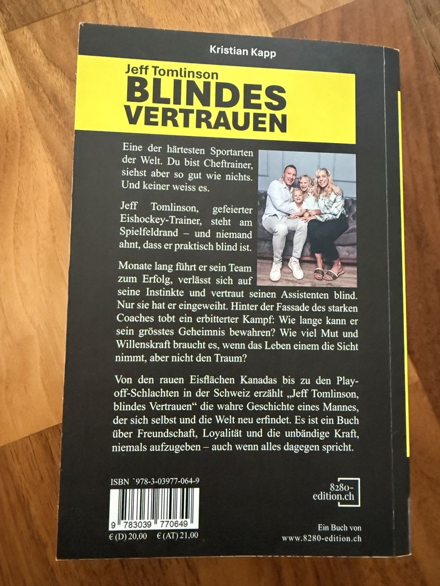 Libri: Blindes Vertrauen - Jeff Tomlinson  – Usato da Lohn-Ammannsegg venduto da rosarot87 1