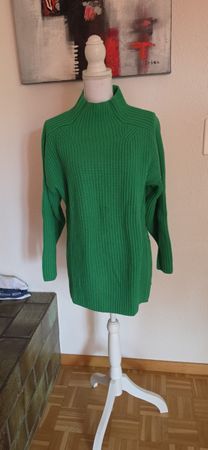 Massimo Dutti Pullover Gruen Groesse S Italienisches Garn