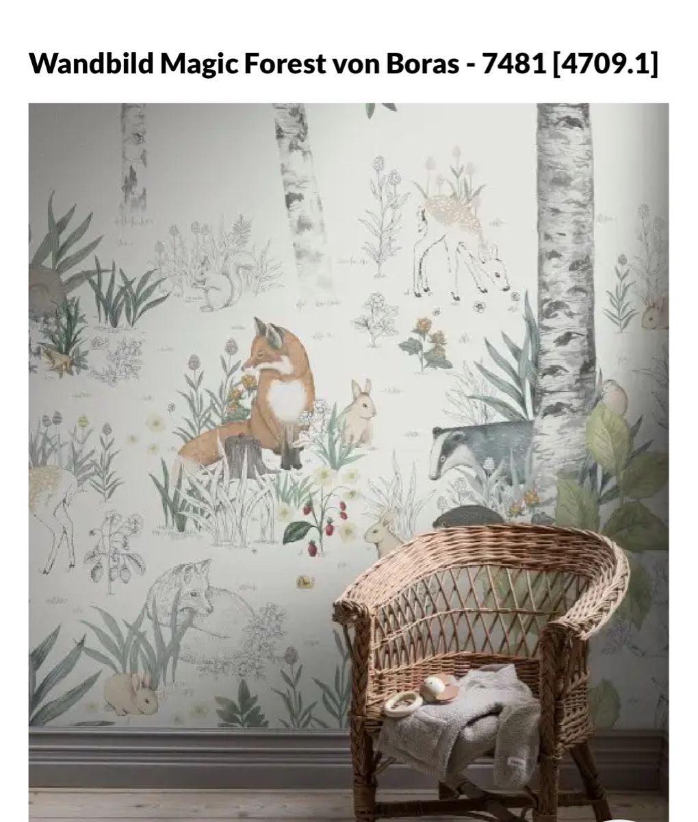 Carte da parati: Tapete Kinderzimmer “Magic Forest” – Nuovo e nell'imballaggio originale da Winterthur venduto da ile_nn8p